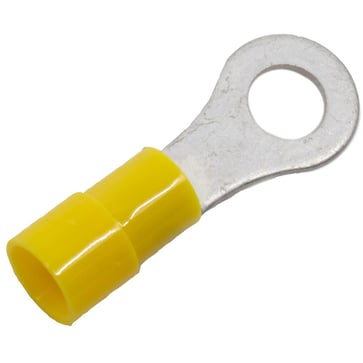 ABIKO Pre-insulated ring terminal KA4665R-PB-UL, 4-6mm², M6, Yellow 7298-031302