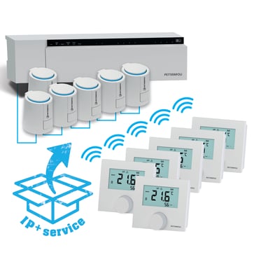 Pettinaroli wireless control system, pre-programmed 6 zones PSMP-06