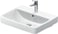 Duravit No.1 wash basin 1 tap hole w/over flow 600 mm 23756000002 miniature