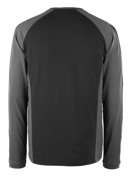 Mascot T-shirt, long-sleeved 50568 black/dark anthracite XL 50568-959-0918-XL