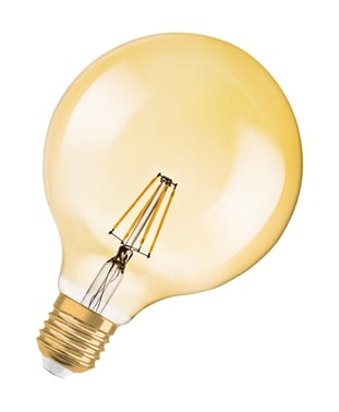 OSRAM Vintage 1906 LED Globe 7W/825 (55W) E27 gold - dimmable 4058075808997