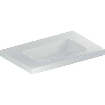 Geberit iCon Light hand rinse basin 750 x 480 mm, white porcelain KeraTect 501.839.00.8