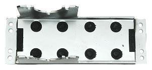 SIDOOR gummimetal antivibrationsbeslag gummibundet metal, anbefales til montering af gearmotorer SIDOOR 6FB1104-0AT01-0AD0
