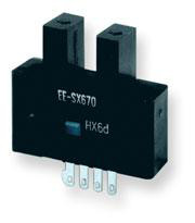 Foto mikro sensor, slot typen, T-formet, L-ON/D-ON vælges, PNP, stik EE-SX672R 392317