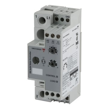 1-pol analog-styret Solid-state relæ Udg 190-550V/50AAC Ext Fors 24VDC/AC RGS1P48V50ED