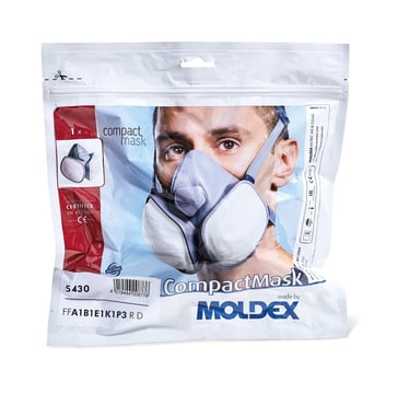 Moldex halvmaske 5430 01 FFA1B1E1K1P3 R D Compact Mask 543001