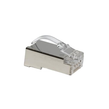 Modular Plug Kat. 6 STP Pass-Through, Rundt kabel, Min/Max- leder isolation dia. Ø1,05/1,15 mm 106081