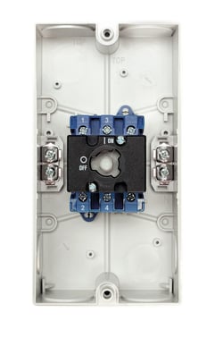 Enclosed safety switch, 3 poles, 25A, B/G handle, IP66/67. KG20.T103/33.KS51V 53806