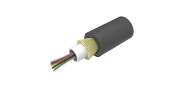 Fiberkabel Uni loose tube 6xOM4 Bend-Insensitive LazrSPEED® 550 inden-/udendørs Dca sort 760254770