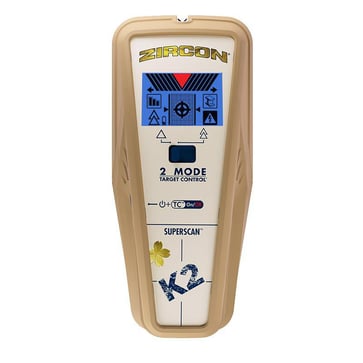 Zircon K2 lath finder with TC, Finds wood and warns of metal 4218672549000