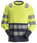 Snickers High-Vis langærmet T-shirt 2433 gul/navy klasse 2 str XS 24336695003 miniature
