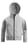 Snickers jr. logo full-zip hoodie 7512 grey size 98/104 75122800104 miniature