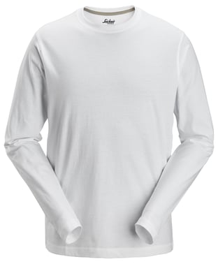 Snickers langærmet T-shirt 2496 hvid str L 24960900006