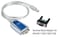 Moxa USB til seriel konverter, 1x RS-422/485, DB9M (80 cm kabel), USB 2,0 kompatibel, inkl. TB adapter / UPort 1130 41893 miniature