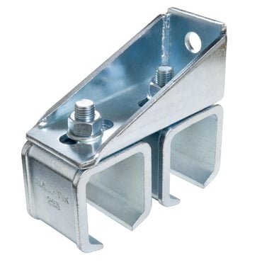 Center bracket for wall, double and adjustable 570165