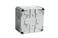 Distribution box 110x110x67mm grey IP66 250005 miniature