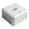 Distribution box 140x140x81mm grey IP66 250006 miniature