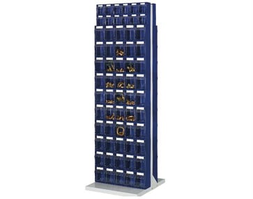WEZ Floor stand w/2s/124 tilt boxes - Blue 340723