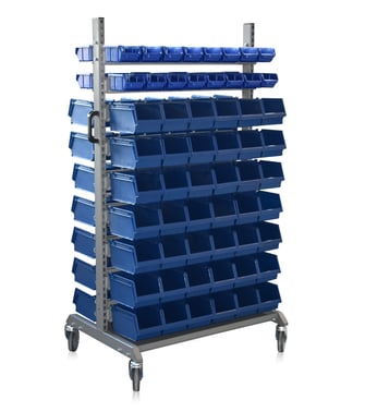 WFI assembly trolley 300 incl 116 plastic bins 5-546-136
