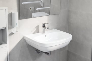 GROHE Euro Ceramic washbasin wall hung with PureGuard 60 cm 3933500H