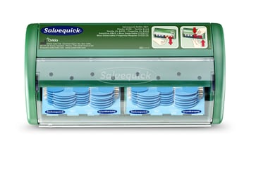 Salvequick Plasterdispenser Blue Sporbar 51030130