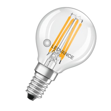 LEDVANCE LED krone klar 470lm 2,9W/827 (40W) E14 energiklasse C dæmpbar 4099854066535