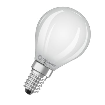 LEDVANCE LED krone mat 470lm 2,5W/827 (40W) E14 energiklasse B 4099854066641