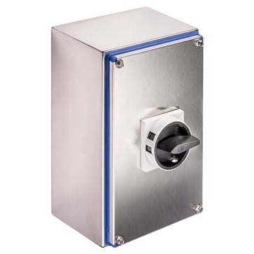 Stainless enclosure, 80A, 4 poles + 1NO/NC 53533