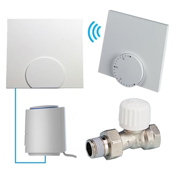 Pettinaroli complete wireless analogue control pack for small rooms max 8 m² A220102-01KADPR
