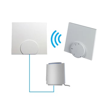 Pettinaroli complete wireless analogue control pack for small rooms, max 8 m² A220102-01KA