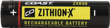 Coast ZX850 Zithion-X genopladelig batteri til XP9R og XPH30R 100034471
