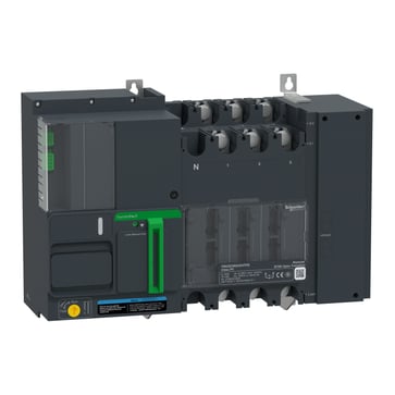 Fjernbetjent omskifter, TransferPacT TR63, 320A, 400V, 3P, skal styres af en ekstern kontroller, byggestørrelse 630A TR63D3R3204TPE