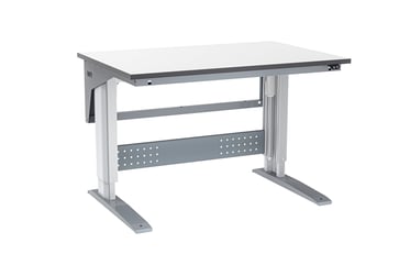 WFI workbench W300 1200x800 mm incl. grey laminate tabletop 300-12080-01