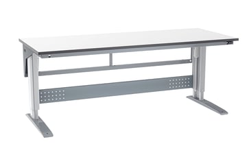 WFI workbench W300 2000x800 mm incl. grey laminate tabletop 300-20080-01