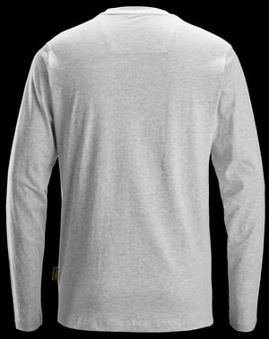 Snickers langærmet T-shirt 2496 lys gråmeleret str XL 24962800007