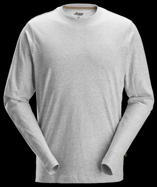Snickers langærmet T-shirt 2496 lys gråmeleret str 2XL 24962800008