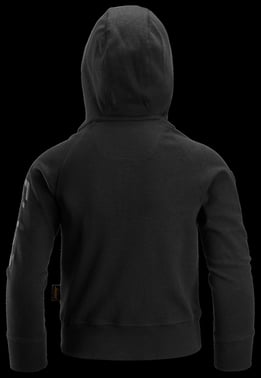 Snickers jr. logo full-zip hoodie 7512 black size 122/128 75120400128