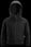Snickers jr. logo full-zip hoodie 7512 black size 146/152 75120400152 miniature