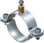 Earthing clamp for cables to 16 mm² 3/8", St, G 5040051 miniature