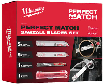 Milwaukee Recip Saw Blades KomboKit 12 tools 4932492653