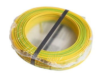 Installation Wire H07Z1-U 1G2,5 yellow/Green  C100 26401250402