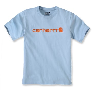 Carhartt core logo T-shirt 103361 moonstone str S 103361HA9-S