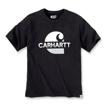 Carhartt grafisk T-shirt 105908 sort str M 105908BLK-M