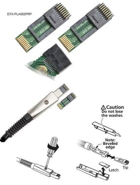Fluke udskiftnings print for DSX PL Cat.8 adapter sæt 4963850