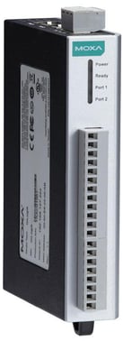 Moxa Ethernet remote I/O modul med 6xRelæ Form A NO, 2xRJ45, IoLogik E1214 43790