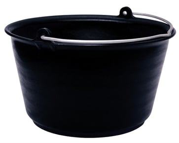Bucket Panther black 14 liter low 173130