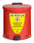 Safe disposal bin 35 litres, steel, red 256102 miniature