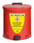 Safe disposal bin 50 litres, steel, red 256103 miniature