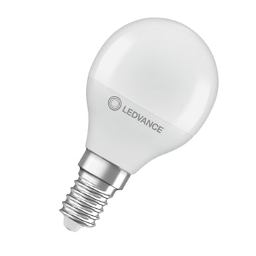 LEDVANCE LED krone mat 470lm 4,9W/827 (40W) E14 HS 4099854049385