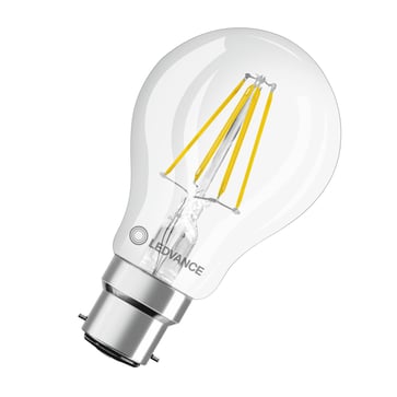 LEDVANCE LED standard filament 806lm 7W/827 (60W) B22d dæmpbar 4099854054372
